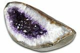 Sparkly Deep-Purple Amethyst Geode - Uruguay #345940-2